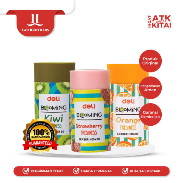 DELI PENGHAPUS/ ERASER BLOOMING EH01400 (1PC)
