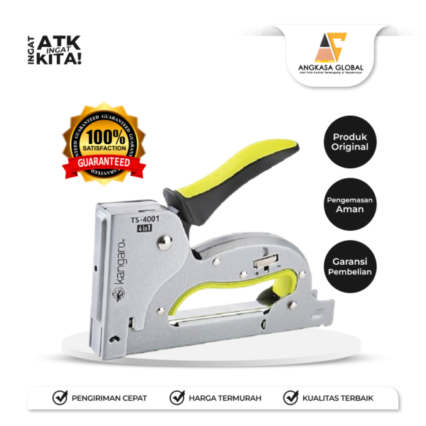 KANGARO STAPLER TEMBAK/ GUN TRACKER 4 IN 1 TS-4001/Z (1PC)