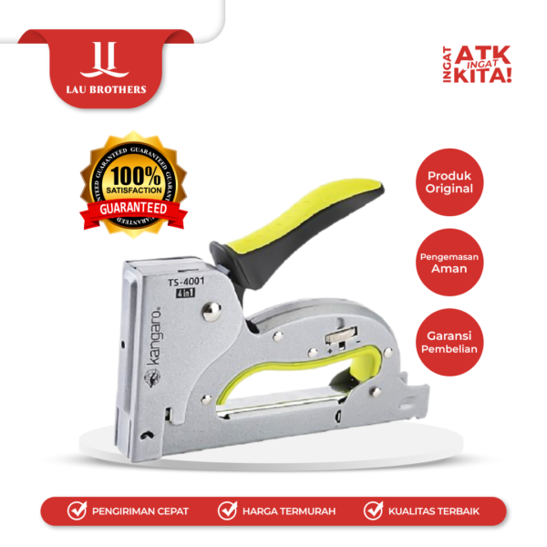 KANGARO STAPLER TEMBAK/ GUN TRACKER 4 IN 1 TS-4001/Z (1PC)
