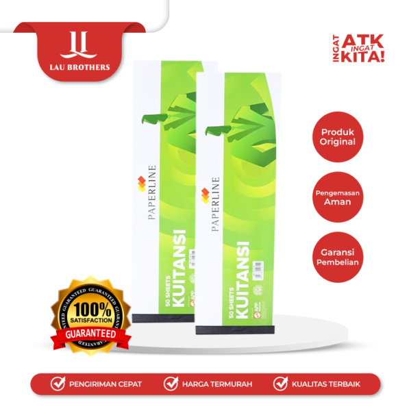 PAPERLINE KWITANSI BESAR (1PACK/ 10BUKU)