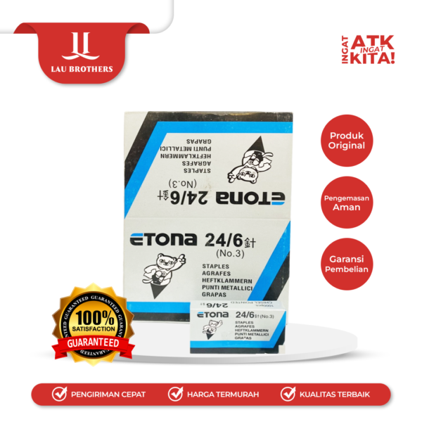 ETONA ISI STAPLES NO.3 (1PACK/ 20BOX)
