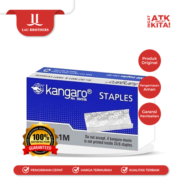 KANGARO ISI STAPLES NO.3 24/6-1M (1PACK / 20BOX)