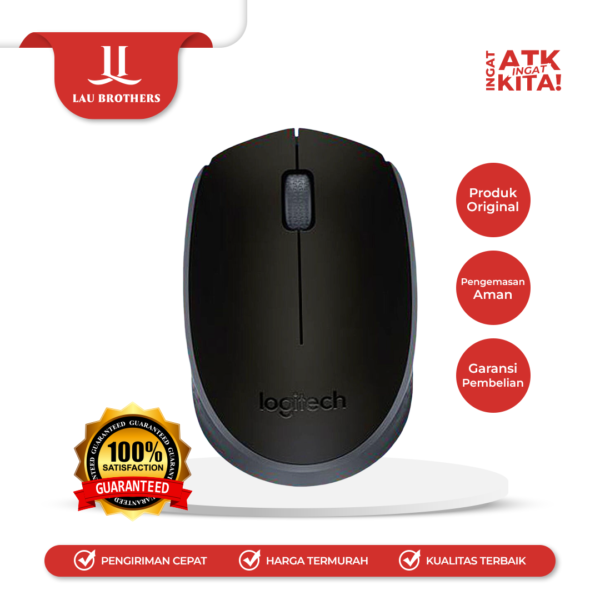 LOGITECH MOUSE WIRELESS M170 (1PC)