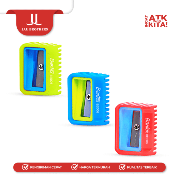 BANTEX RAUTAN PENSIL/ PENCIL SHARPENER BE1006 (1PC) - Image 2