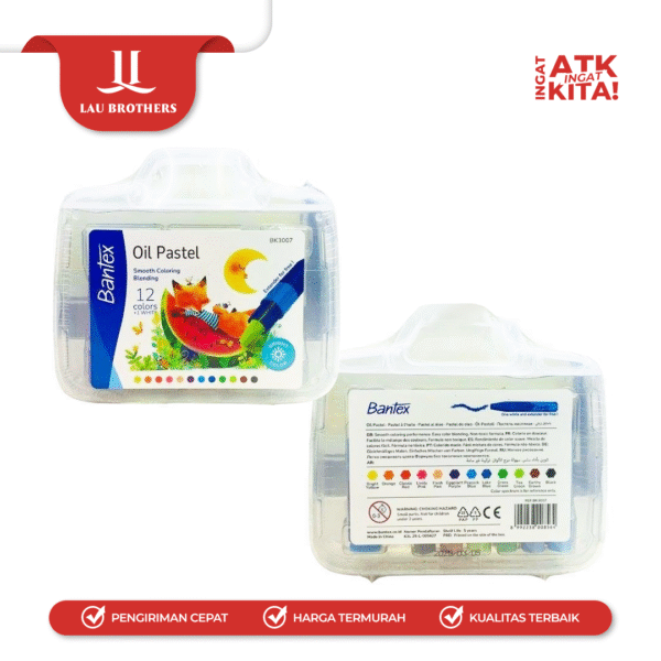 BANTEX KRAYON MINYAK/ CRAYON OIL PASTEL BK3007 (1SET) - Image 2