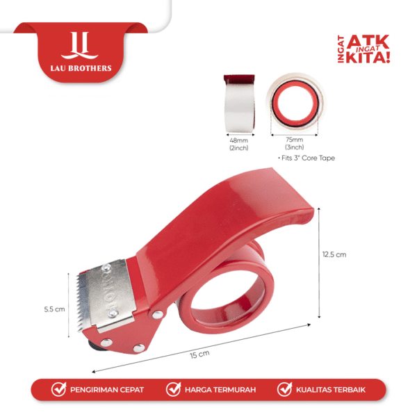 JOYKO PEMOTONG PITA PEREKAT/ TAPE CUTTER TD-2S (1PC) - Image 3