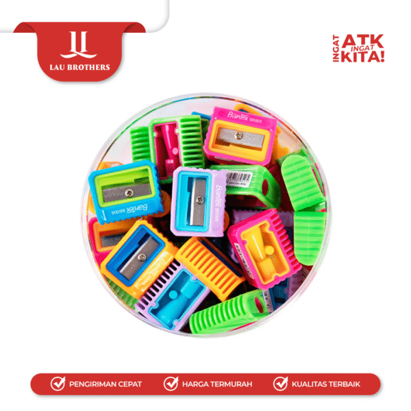 BANTEX RAUTAN PENSIL/ PENCIL SHARPENER BE1006 (1PC) - Image 3