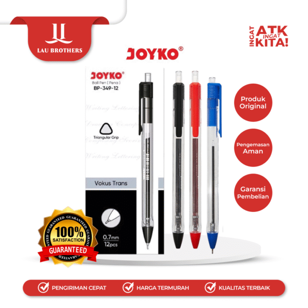 JOYKO PULPEN BALLPEN BP-349-12 (1LSN/ 12PCS)