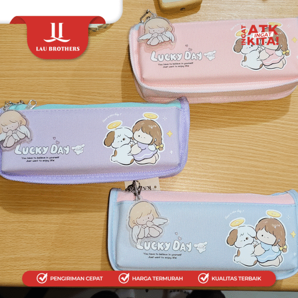 KAYAGI TEMPAT PENSIL LUCKY DAY KY-7810 (1PC) - Image 2