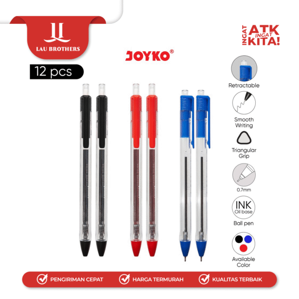 JOYKO PULPEN BALLPEN BP-349-12 (1LSN/ 12PCS) - Image 5