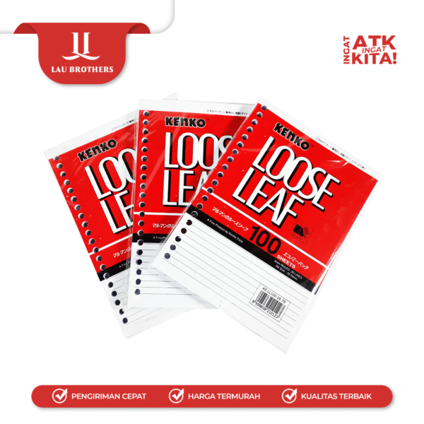 KENKO LOOSE LEAF B5 (1PACK/ 100SHEETS) - Image 2