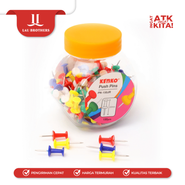 KENKO PUSH PIN PN-150JR (1TOPLES/ 150PCS) - Image 2