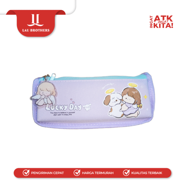 KAYAGI TEMPAT PENSIL LUCKY DAY KY-7810 (1PC) - Image 3
