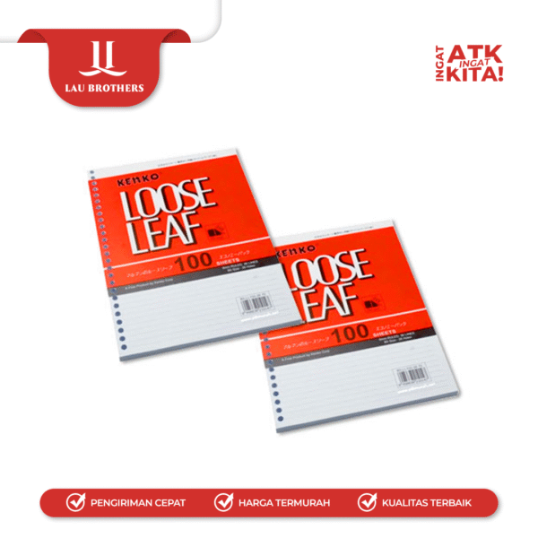 KENKO LOOSE LEAF B5 (1PACK/ 100SHEETS) - Image 4
