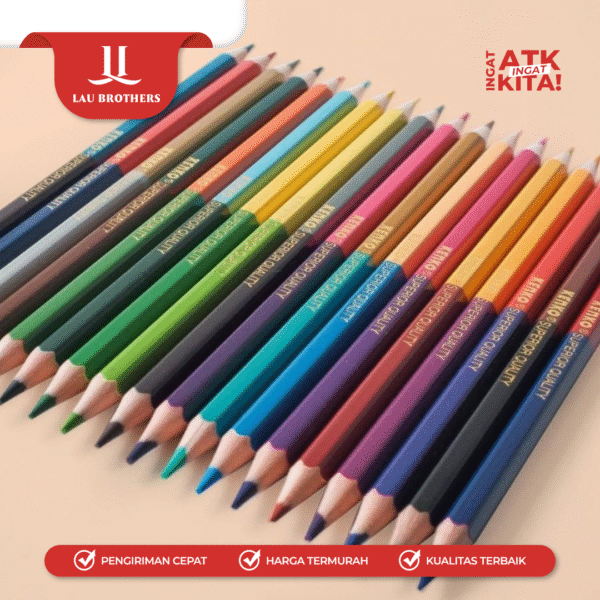 KENKO 18 BI-PENSIL WARNA/ BI-COLOR PENCIL CP-18FBC (1SET) - Image 4