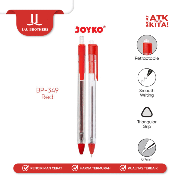 JOYKO PULPEN BALLPEN BP-349-12 (1LSN/ 12PCS) - Image 3