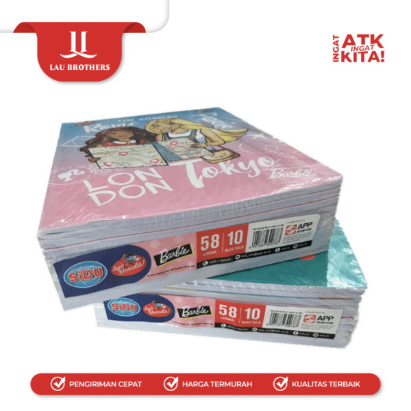 SIDU BUKU TULIS 58LEMBAR (1PACK/ 10BUKU) - Image 5