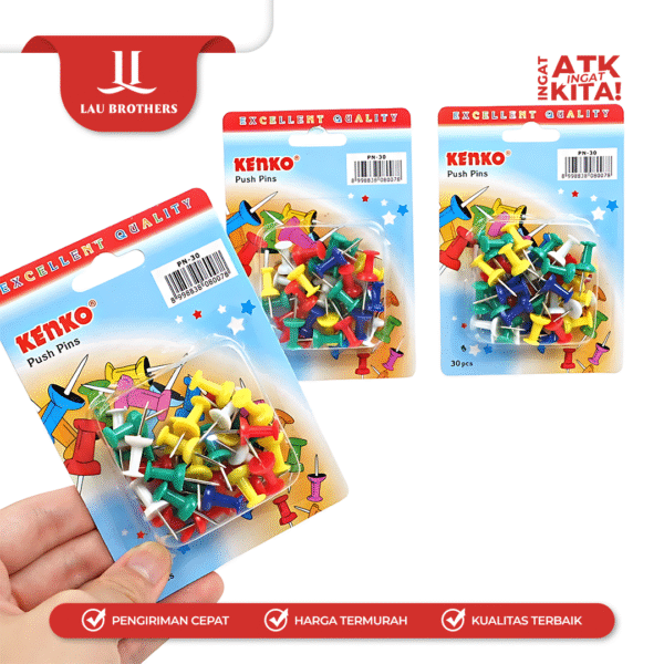 KENKO PUSH PIN PN-30 (1PACK/ 30PCS) - Image 5