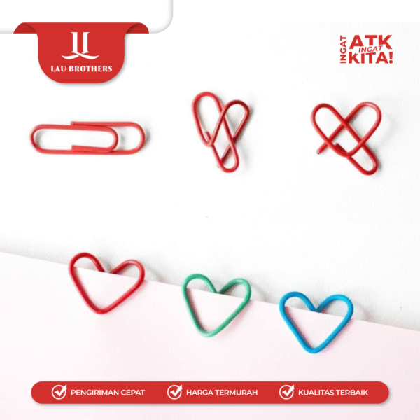 KENKO KLIP KERTAS/ PAPER CLIP PC-3100PP (1BOX/ 100PCS) - Image 2