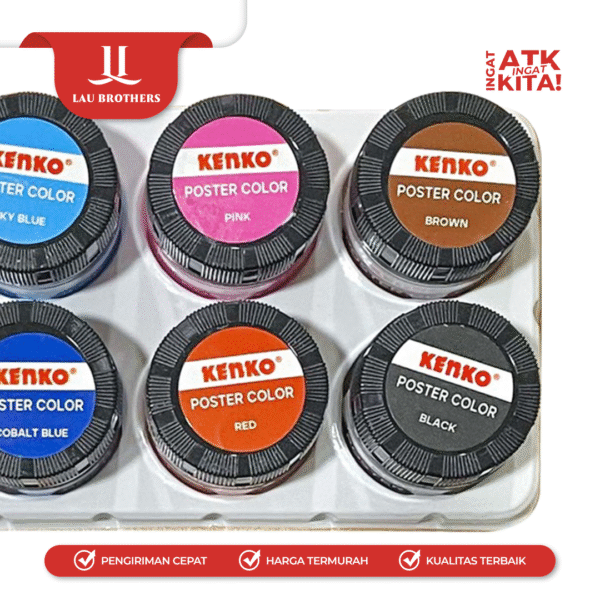 KENKO 12 CAT POSTER WARNA/ COLOR POSTER POC-10M-12C (1SET) - Image 5