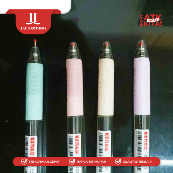 KENKO PULPEN SEMI GEL 0,7mm BP-101 (1LSN/ 12PCS) - Image 3