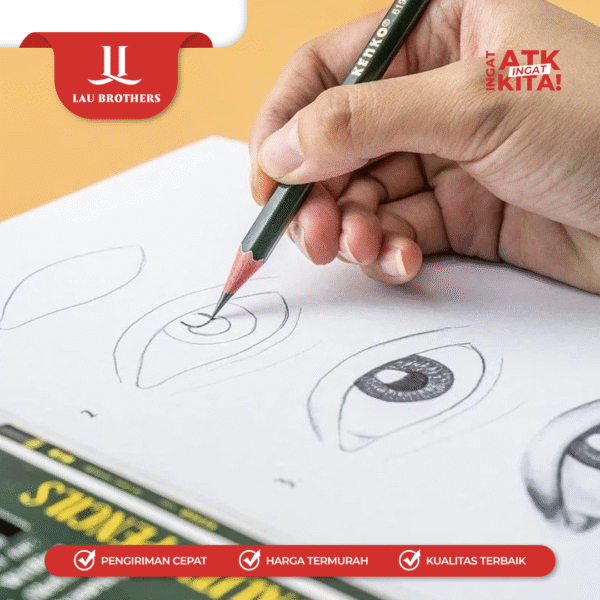 KENKO PENSIL 2B 6191 (1LSN/ 12PCS) - Image 5