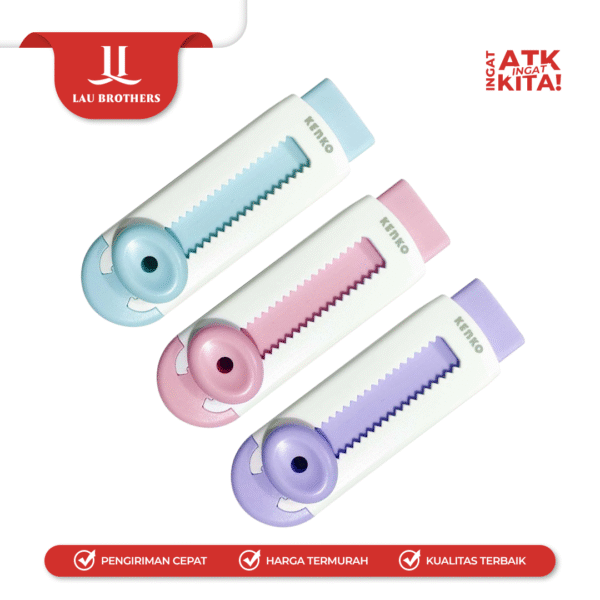 KENKO PENGHAPUS GESER/ SLIDING ERASER SER-12P4C (1PC) - Image 5