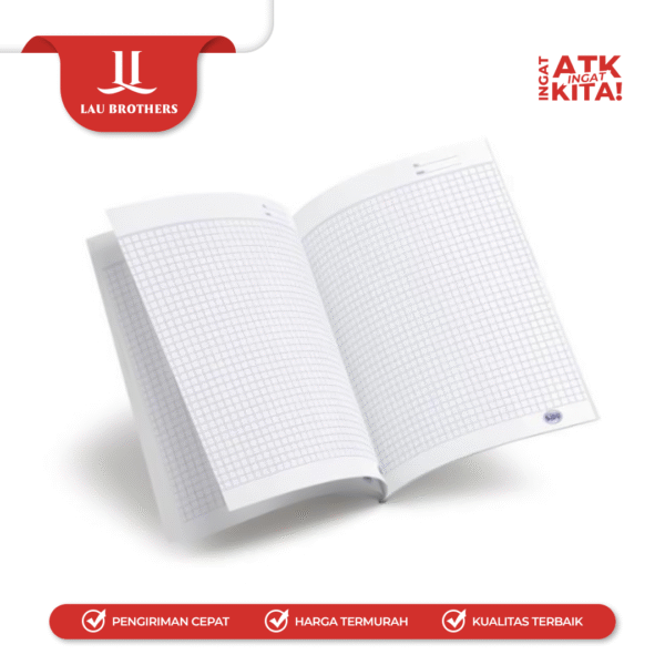 SIDU BUKU TULIS KOTAK-KOTAK 5mm 38LEMBAR (1PACK/ 10BUKU) - Image 4